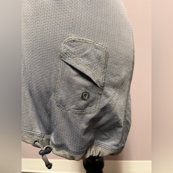 LULULEMON Gray SHIRT DRAW CORD Sz6 Women - Picture 7 of 9
